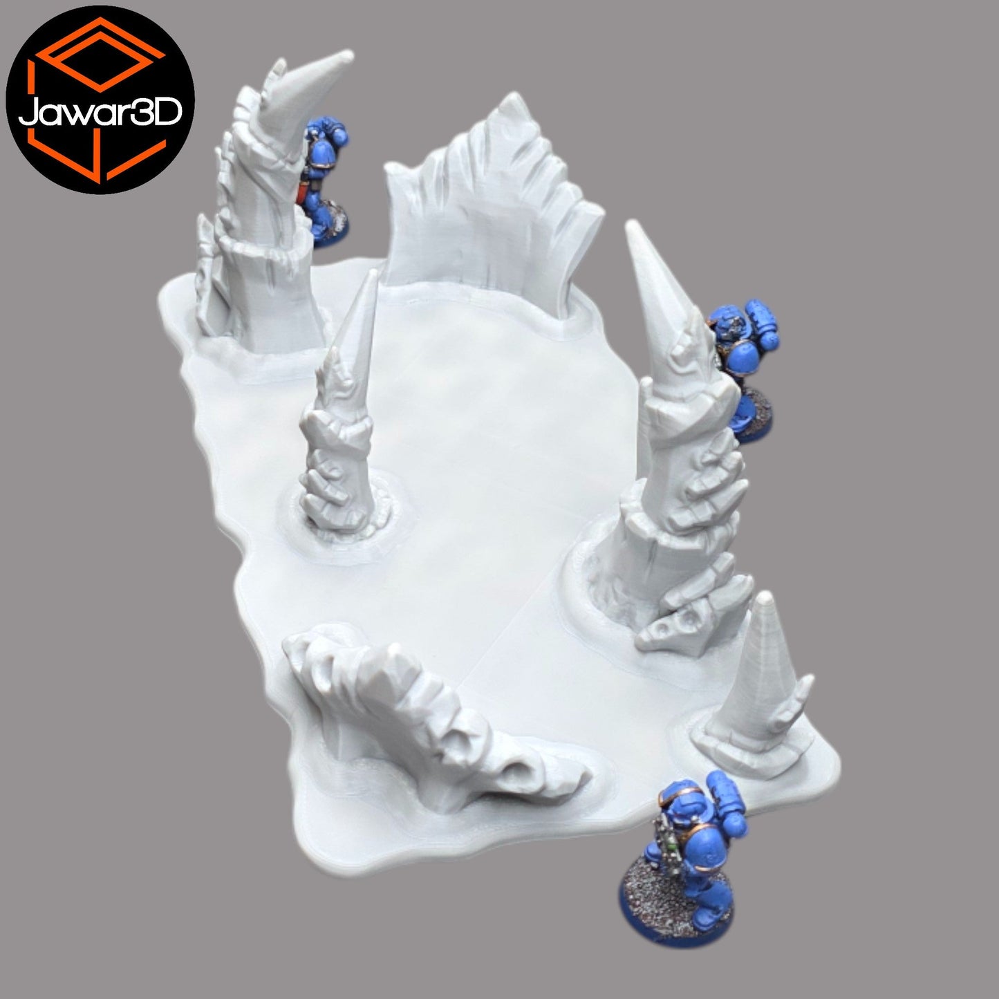 Hive Floor #4 - 28mm Wargaming Scatter Terrain Scenery Tabletop - 3D Printed Terrain and Scenery - Geek Gaming Scenics - Jawar3d