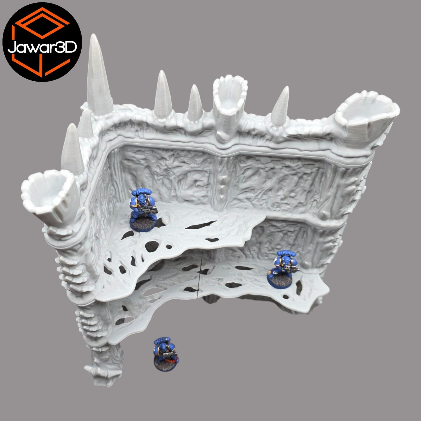 Hive Ruins #1 - 28mm Wargaming Scatter Terrain Scenery Tabletop - 3D Printed Terrain and Scenery - Geek Gaming Scenics - Jawar3d