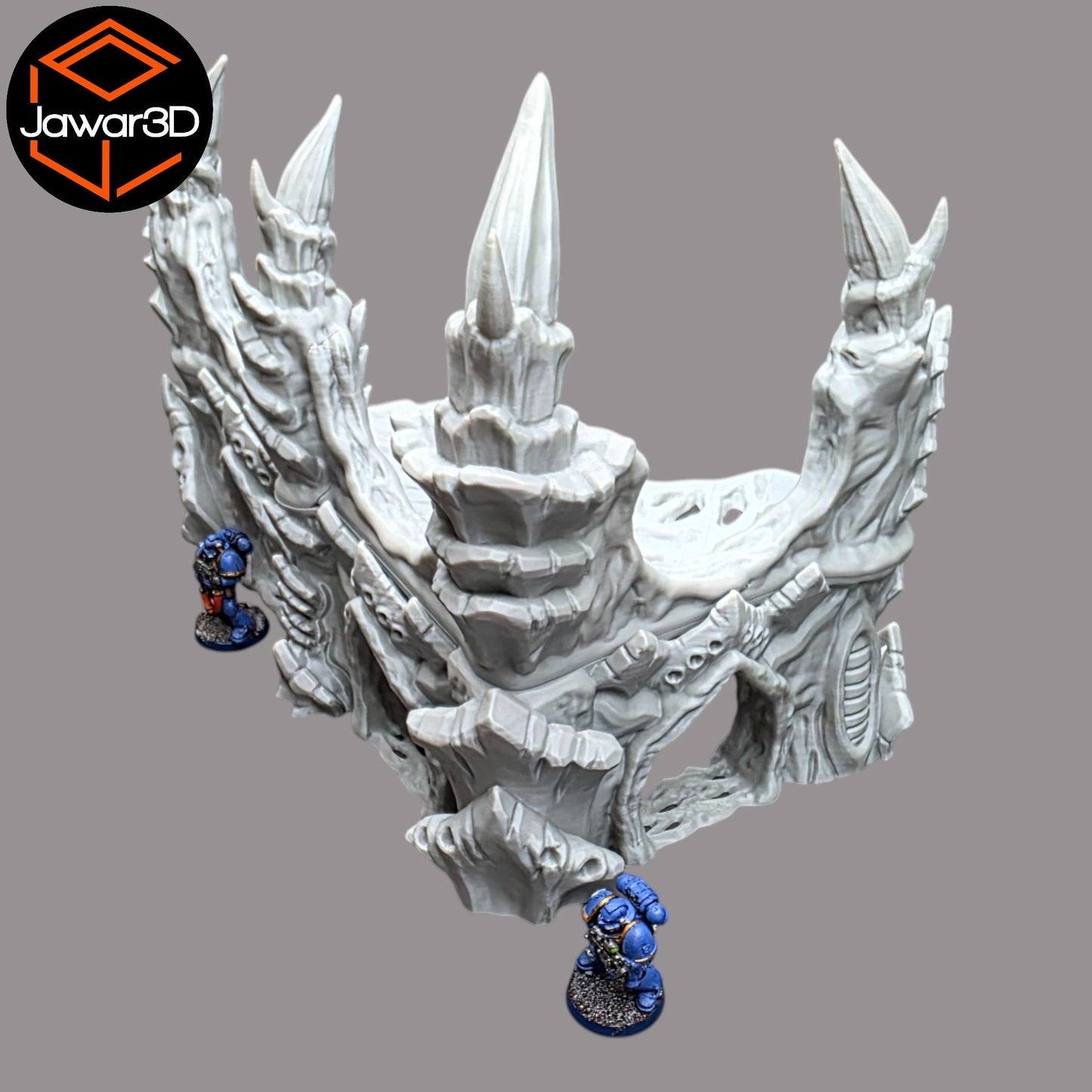 Hive Ruins #2 - 28mm Wargaming Scatter Terrain Scenery Tabletop - 3D Printed Terrain and Scenery - Geek Gaming Scenics - Jawar3d