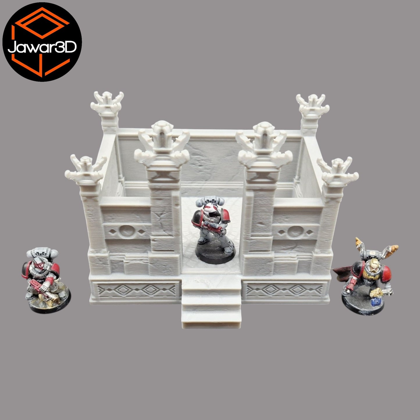Ancient Shrine - 28mm Wargaming Scatter Terrain Scenery Tabletop Miniature - 3D Printed Terrain and Scenery - Geek Gaming Scenics - Jawar3d