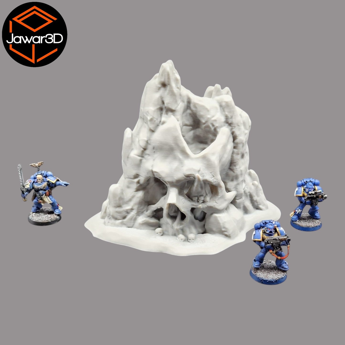 Skull Altar - 28mm Wargaming Scatter Terrain Scenery Tabletop Miniature - 3D Printed Terrain and Scenery - Geek Gaming Scenics - Jawar3d