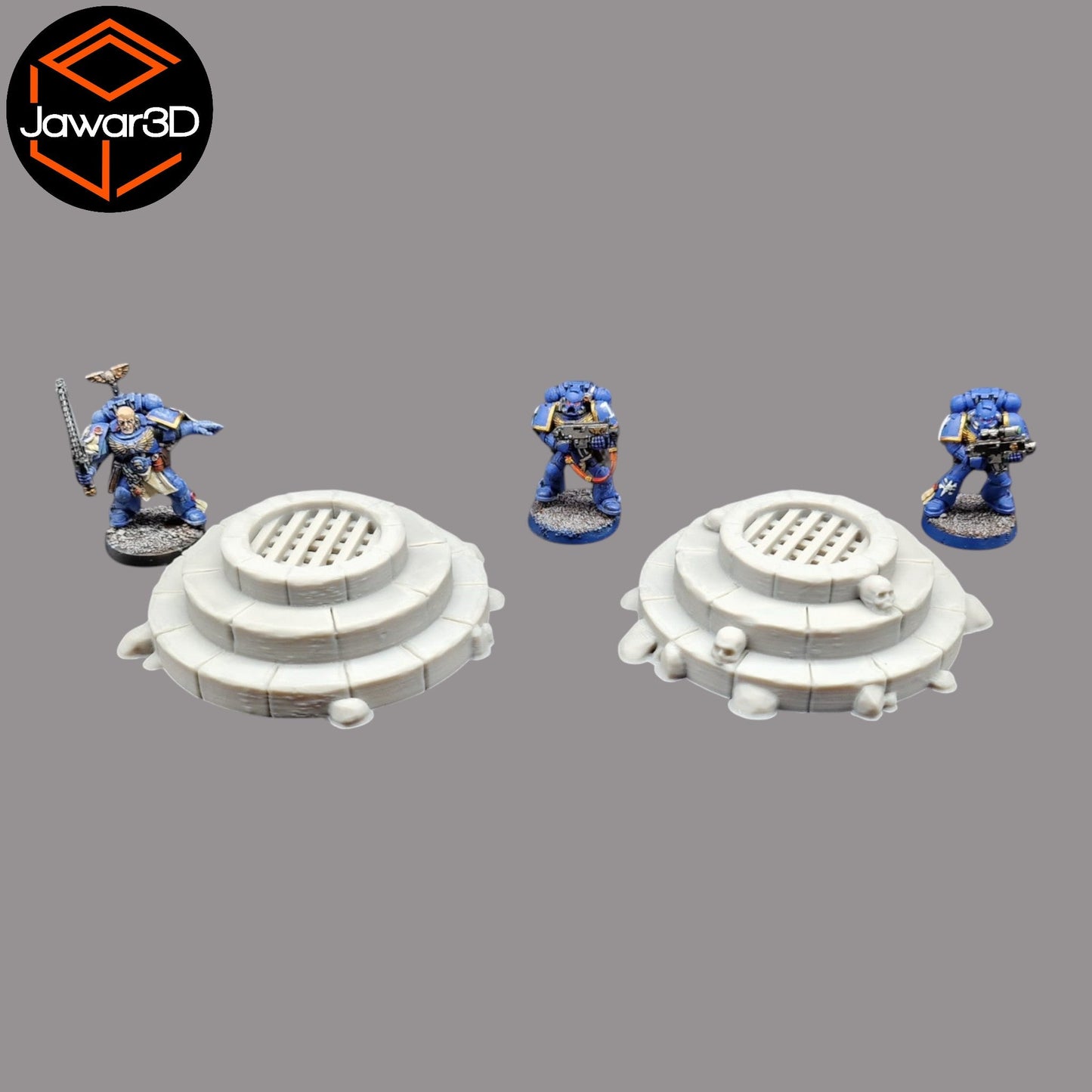 Well Cover x2 - 28mm Wargaming Scatter Terrain Scenery Tabletop Miniature - 3D Printed Terrain and Scenery - Geek Gaming Scenics - Jawar3d