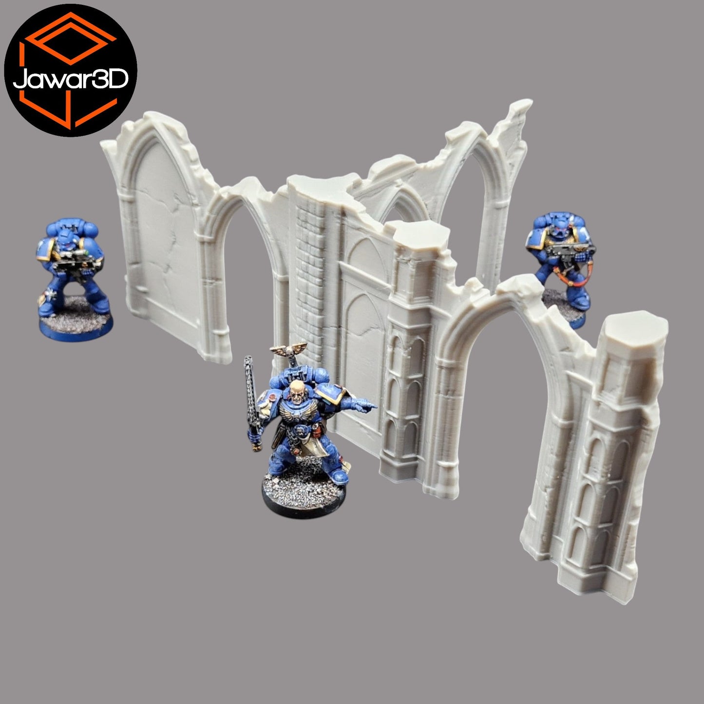 Gothic Ruins #1 - 28mm Wargaming Scatter Terrain Scenery Tabletop Miniature