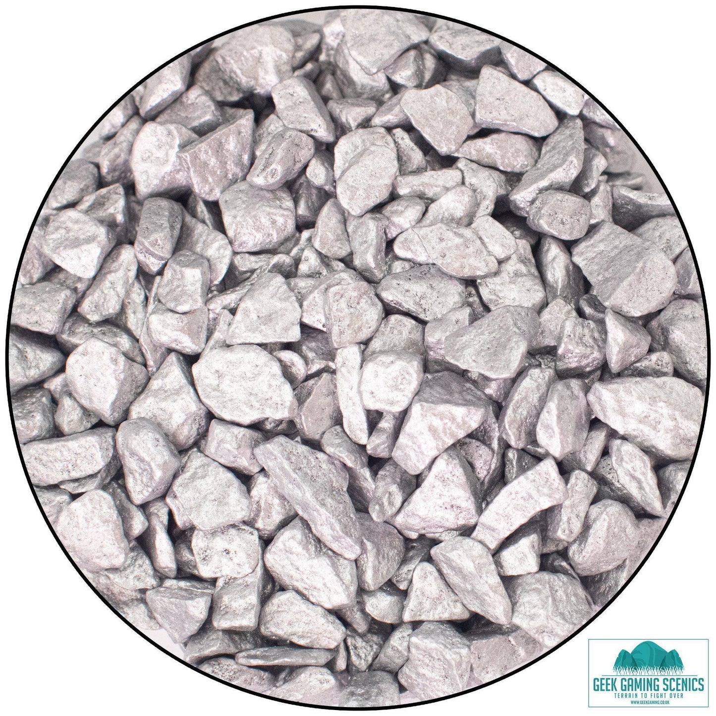 Large Stones - Silver - Geek Gaming Scenics