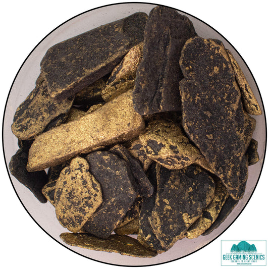 Slate Metallic 20-40 mm ducat gold - Geek Gaming Scenics