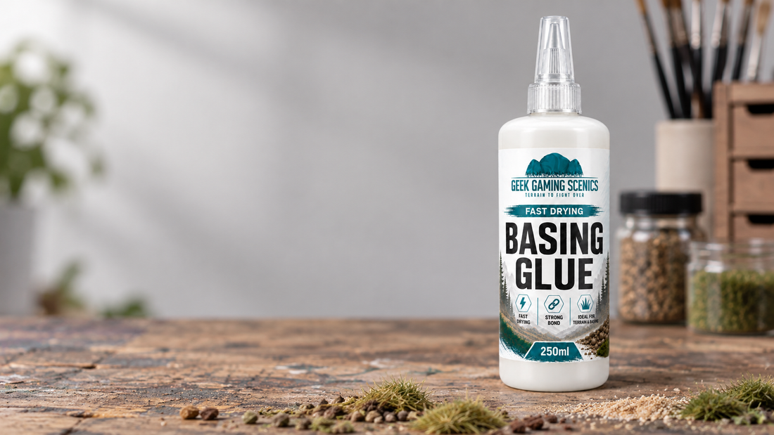 How to Use Basing Glue for Miniatures and Terrain