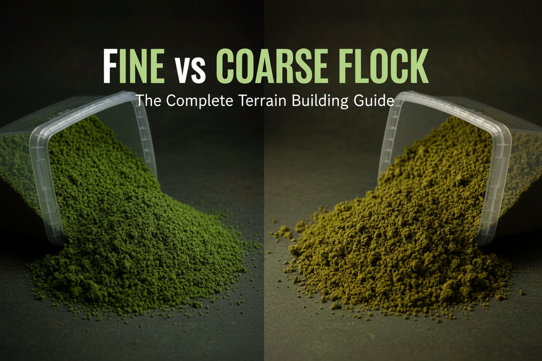 Fine Flock vs Coarse Flock: The Complete Guide to Choosing the Right Texture for Your Terrain
