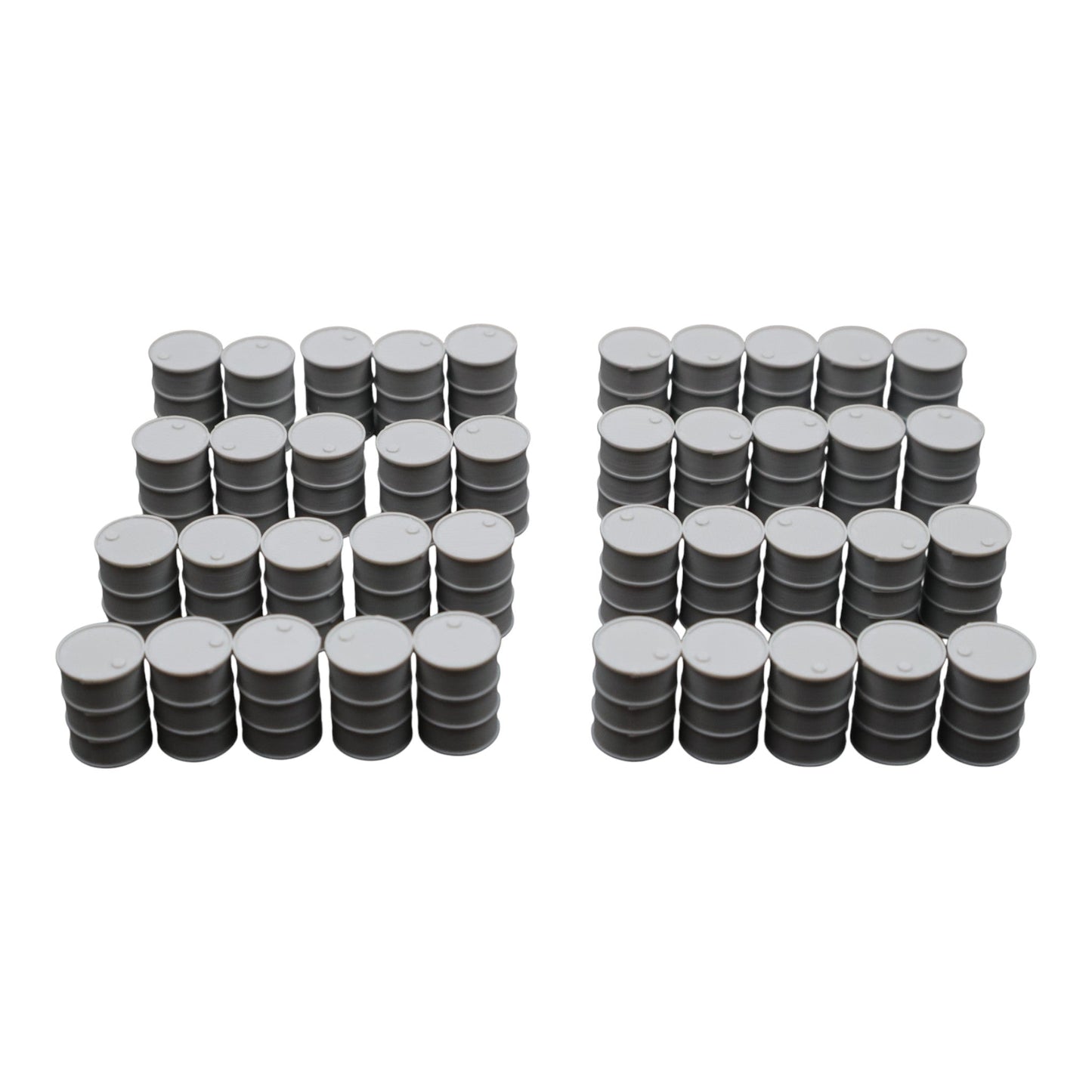 Oil Barrels x40 - 28mm Wargaming Scatter Terrain Scenery Tabletop Miniature