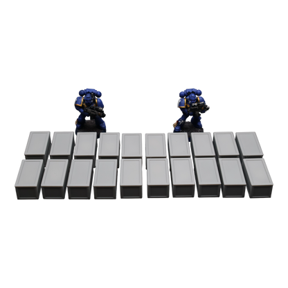 Crates x20 - 28mm Wargaming Scatter Terrain Scenery Tabletop Miniature