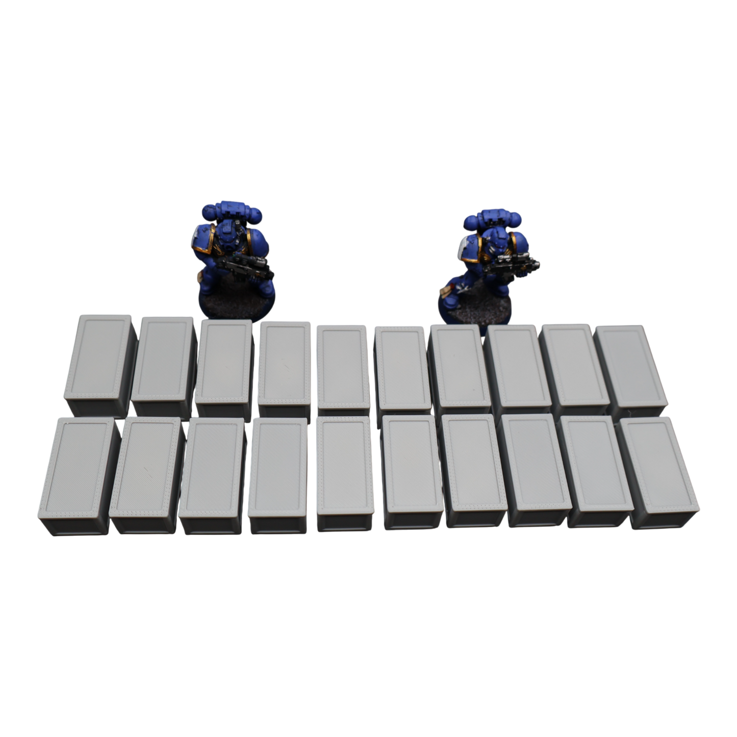 Crates x20 - 28mm Wargaming Scatter Terrain Scenery Tabletop Miniature