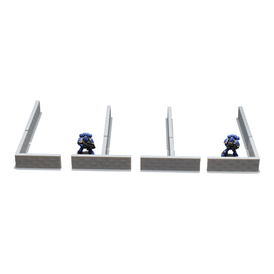Wall Selections - 28mm Wargaming Scatter Terrain Scenery Tabletop Miniature - 3D Printed Terrain and Scenery - Geek Gaming Scenics - Jawar3d