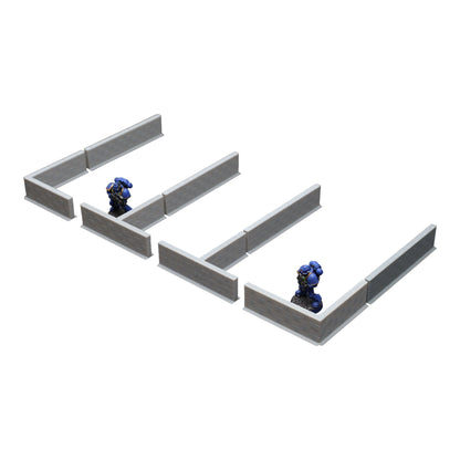 Wall Selections - 28mm Wargaming Scatter Terrain Scenery Tabletop Miniature