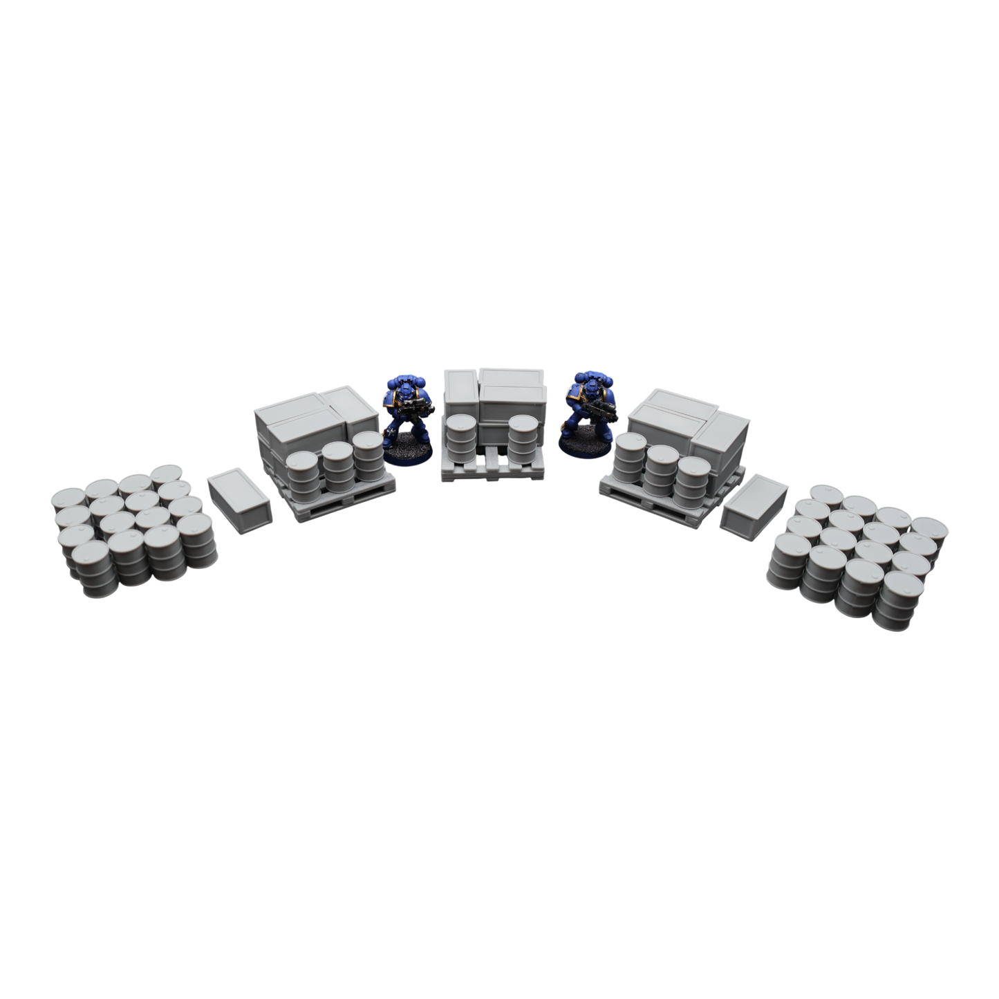 Pallet, Crates and Barrels - 28mm Wargaming Scatter Terrain Scenery Tabletop