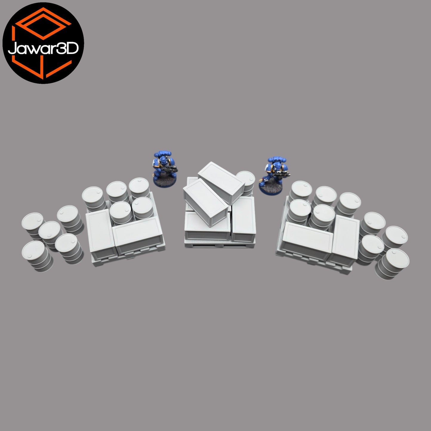 Pallet, Crates and Barrels - 28mm Wargaming Scatter Terrain Scenery Tabletop