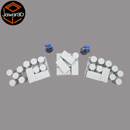 Pallet, Crates and Barrels - 28mm Wargaming Scatter Terrain Scenery Tabletop