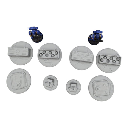 Objective Markers - 28mm Wargaming Scatter Terrain Scenery Tabletop Miniature - 3D Printed Terrain and Scenery - Geek Gaming Scenics - Jawar3d