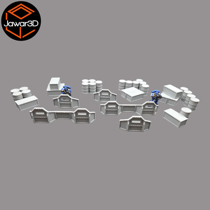 Assorted Terrain - 28mm Wargaming Scatter Terrain Scenery Tabletop Miniature