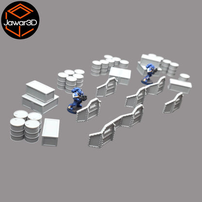 Assorted Terrain - 28mm Wargaming Scatter Terrain Scenery Tabletop Miniature