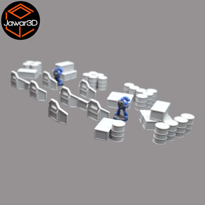 Assorted Terrain - 28mm Wargaming Scatter Terrain Scenery Tabletop Miniature