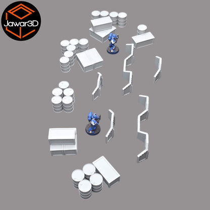 Assorted Terrain - 28mm Wargaming Scatter Terrain Scenery Tabletop Miniature