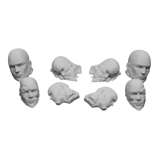 Head Stones - 28mm Wargaming Scatter Terrain Scenery Tabletop Miniature - 3D Printed Terrain and Scenery - Geek Gaming Scenics - Jawar3d