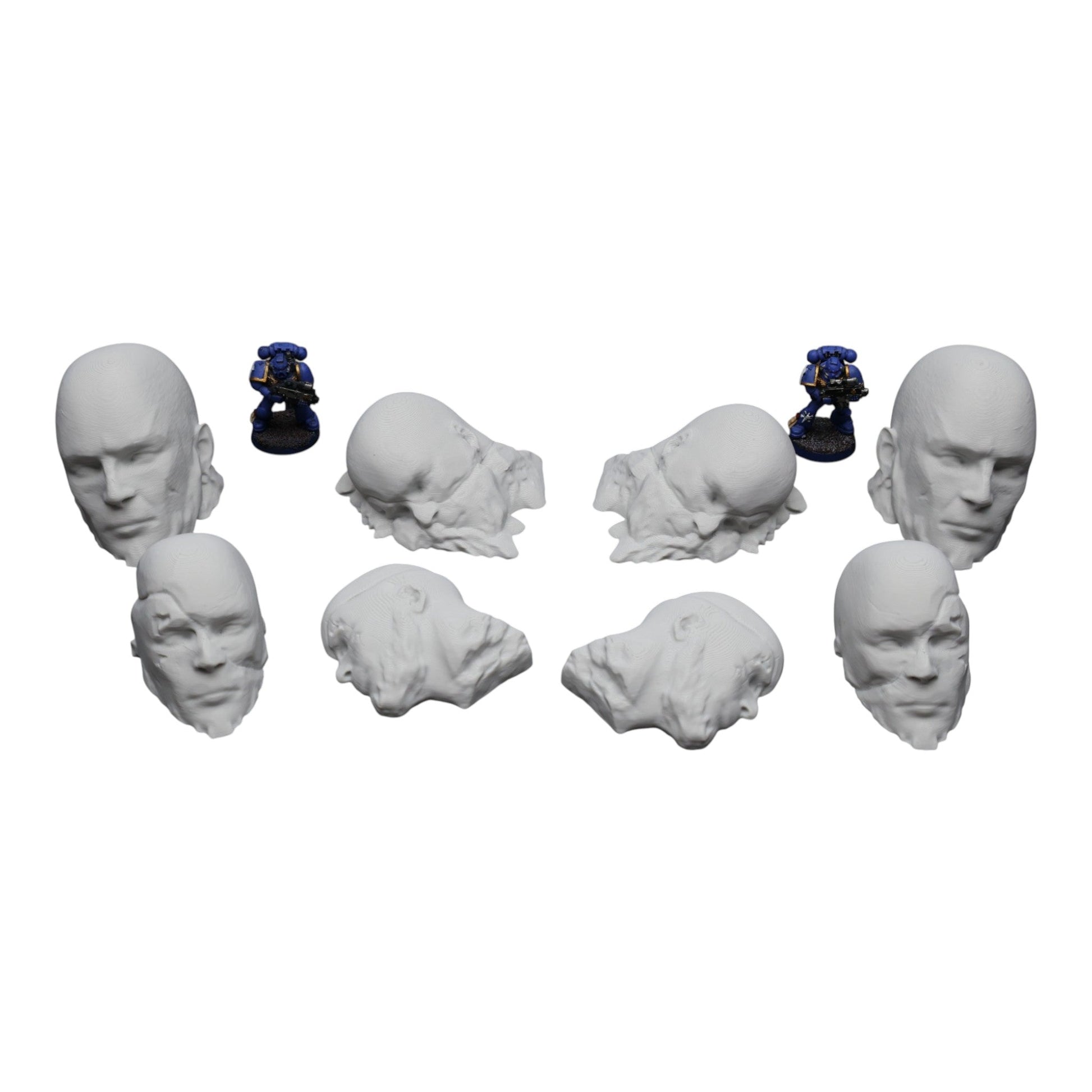 Head Stones - 28mm Wargaming Scatter Terrain Scenery Tabletop Miniature - 3D Printed Terrain and Scenery - Geek Gaming Scenics - Jawar3d