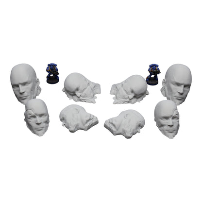 Head Stones - 28mm Wargaming Scatter Terrain Scenery Tabletop Miniature - 3D Printed Terrain and Scenery - Geek Gaming Scenics - Jawar3d