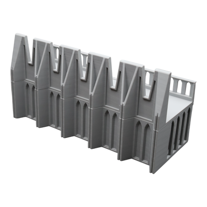 Base Wall - 28mm Wargaming Scatter Terrain Scenery Tabletop Miniature