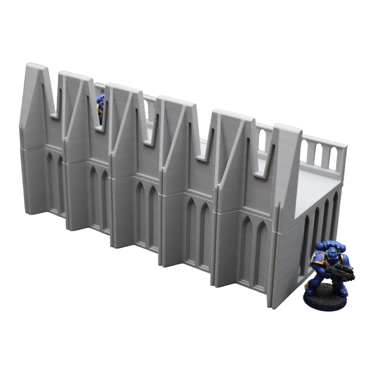 Base Wall - 28mm Wargaming Scatter Terrain Scenery Tabletop Miniature