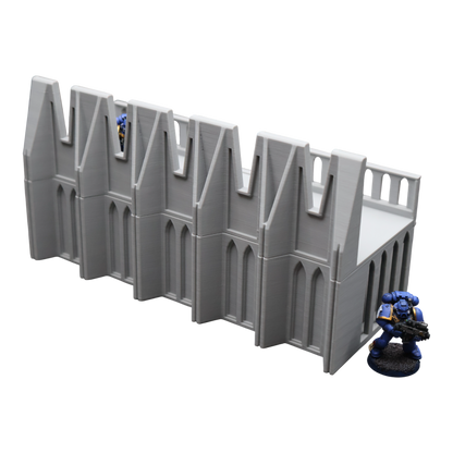 Base Wall - 28mm Wargaming Scatter Terrain Scenery Tabletop Miniature