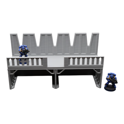 Base Wall - 28mm Wargaming Scatter Terrain Scenery Tabletop Miniature