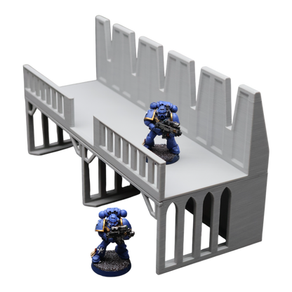 Base Wall - 28mm Wargaming Scatter Terrain Scenery Tabletop Miniature