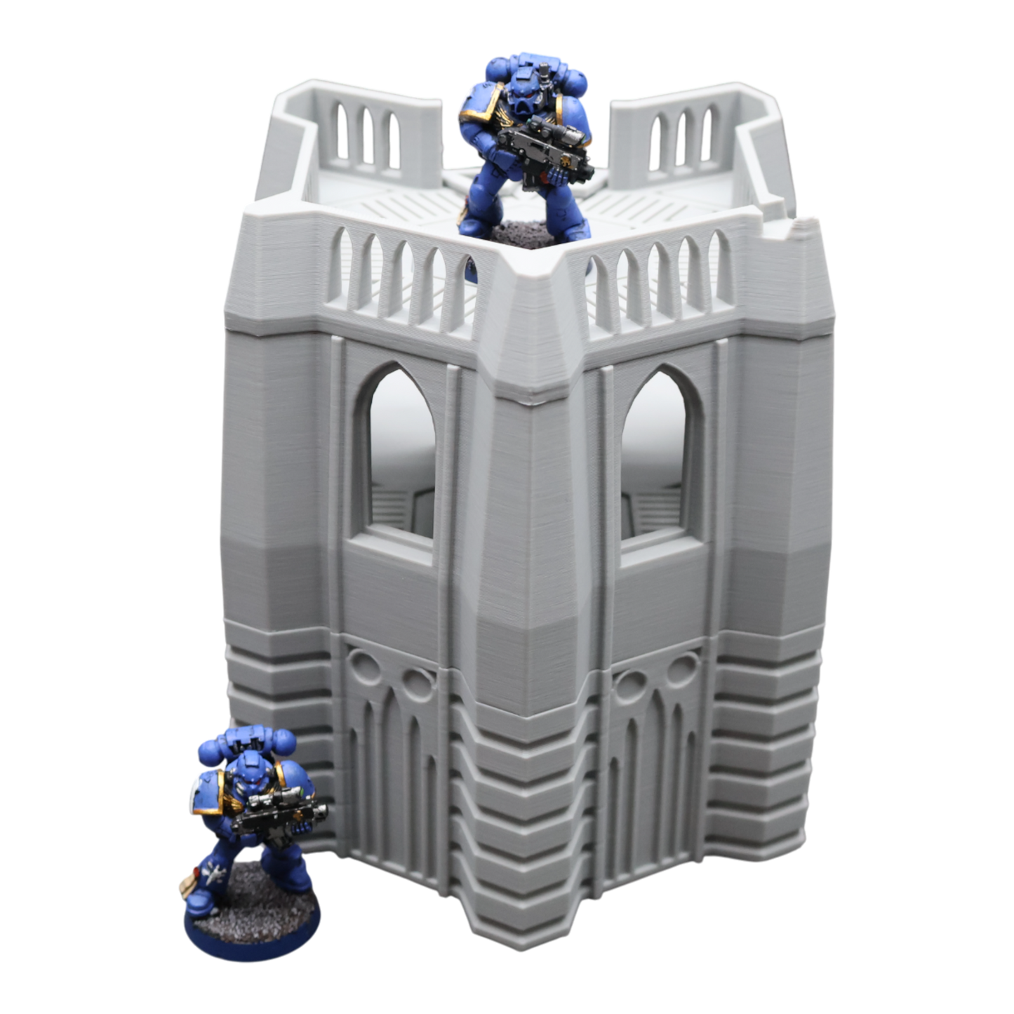 Base Tower Corner - 28mm Wargaming Scatter Terrain Scenery Tabletop Miniature