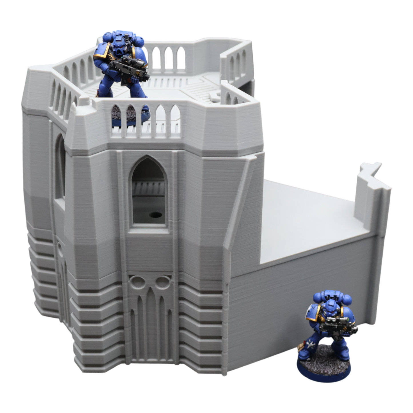 Base Tower Corner - 28mm Wargaming Scatter Terrain Scenery Tabletop Miniature