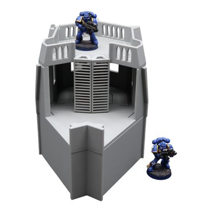 Base Tower Corner - 28mm Wargaming Scatter Terrain Scenery Tabletop Miniature