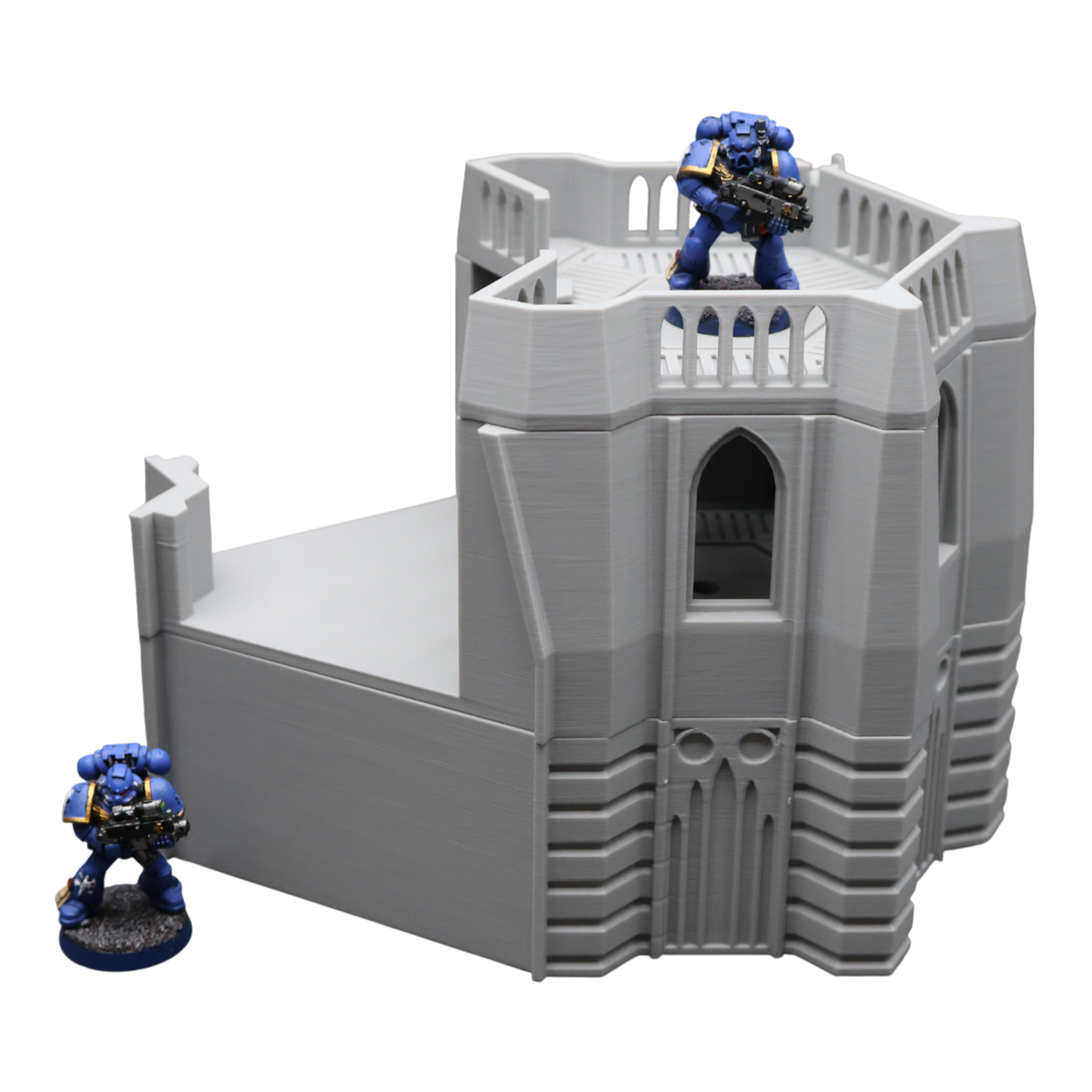 Base Tower Corner - 28mm Wargaming Scatter Terrain Scenery Tabletop Miniature