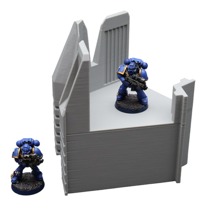 Base Corner - 28mm Wargaming Scatter Terrain Scenery Tabletop Miniature