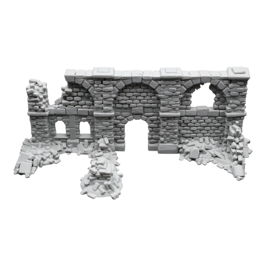 Crumbling Ruins #9 - 28mm Wargaming Scatter Terrain Scenery Tabletop Miniature - 3D Printed Terrain and Scenery - Geek Gaming Scenics - Jawar3d