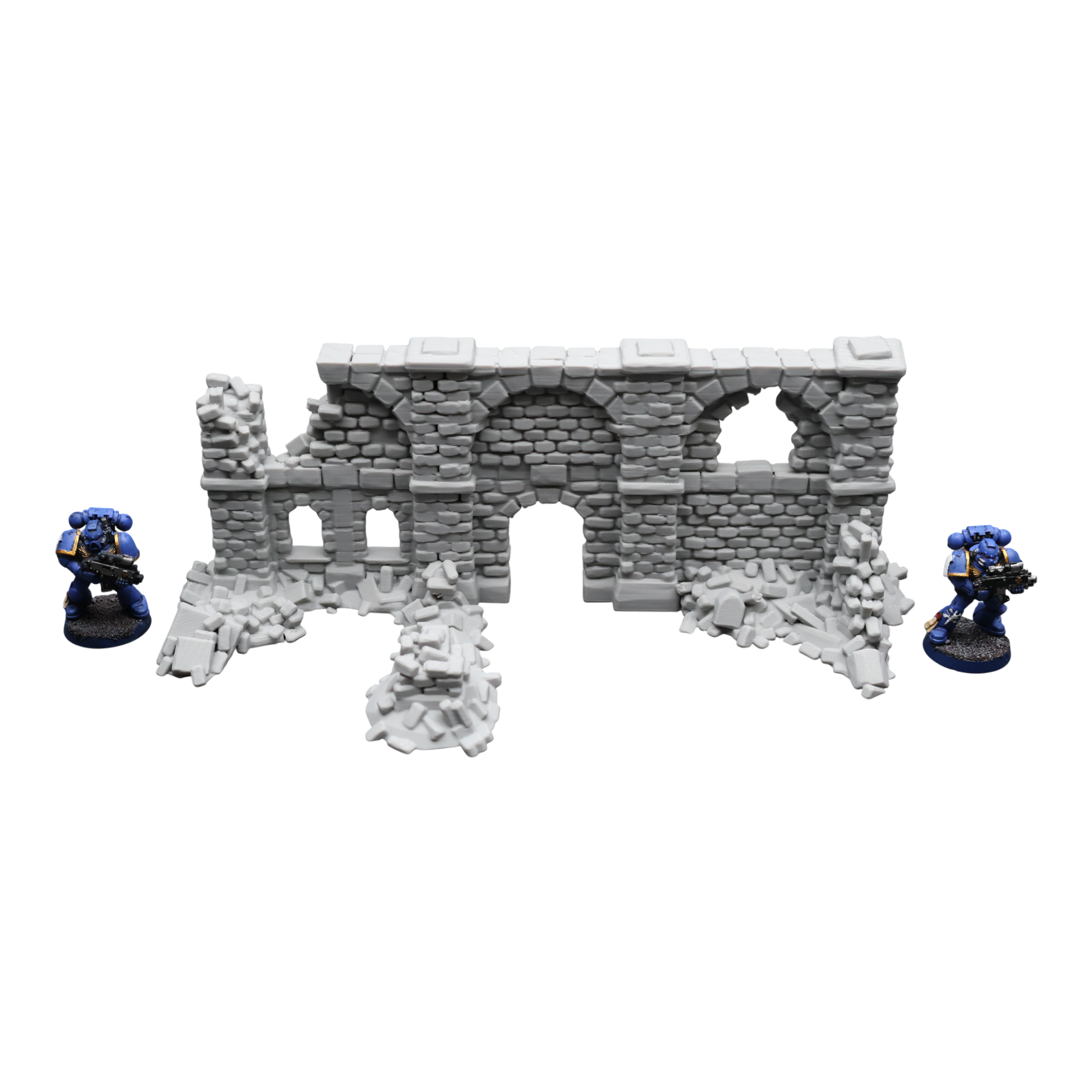 Crumbling Ruins #9 - 28mm Wargaming Scatter Terrain Scenery Tabletop Miniature - 3D Printed Terrain and Scenery - Geek Gaming Scenics - Jawar3d