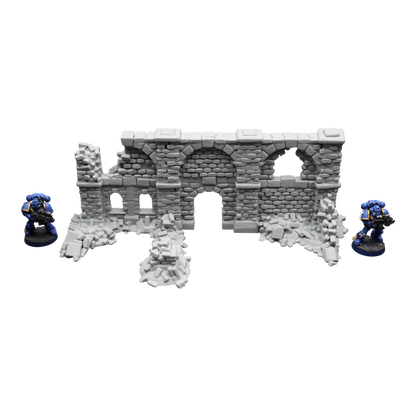 Crumbling Ruins #9 - 28mm Wargaming Scatter Terrain Scenery Tabletop Miniature - 3D Printed Terrain and Scenery - Geek Gaming Scenics - Jawar3d