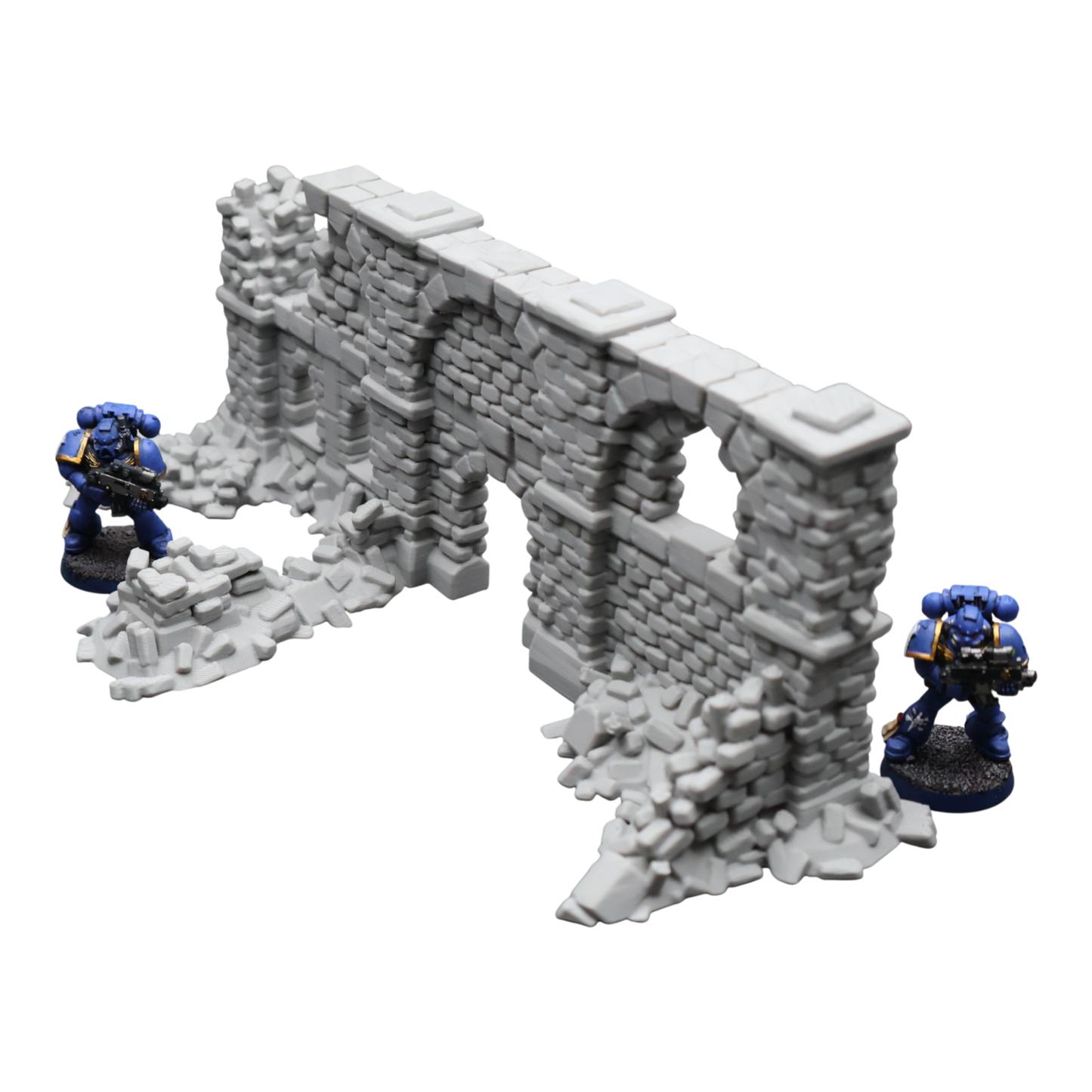 Crumbling Ruins #9 - 28mm Wargaming Scatter Terrain Scenery Tabletop Miniature - 3D Printed Terrain and Scenery - Geek Gaming Scenics - Jawar3d