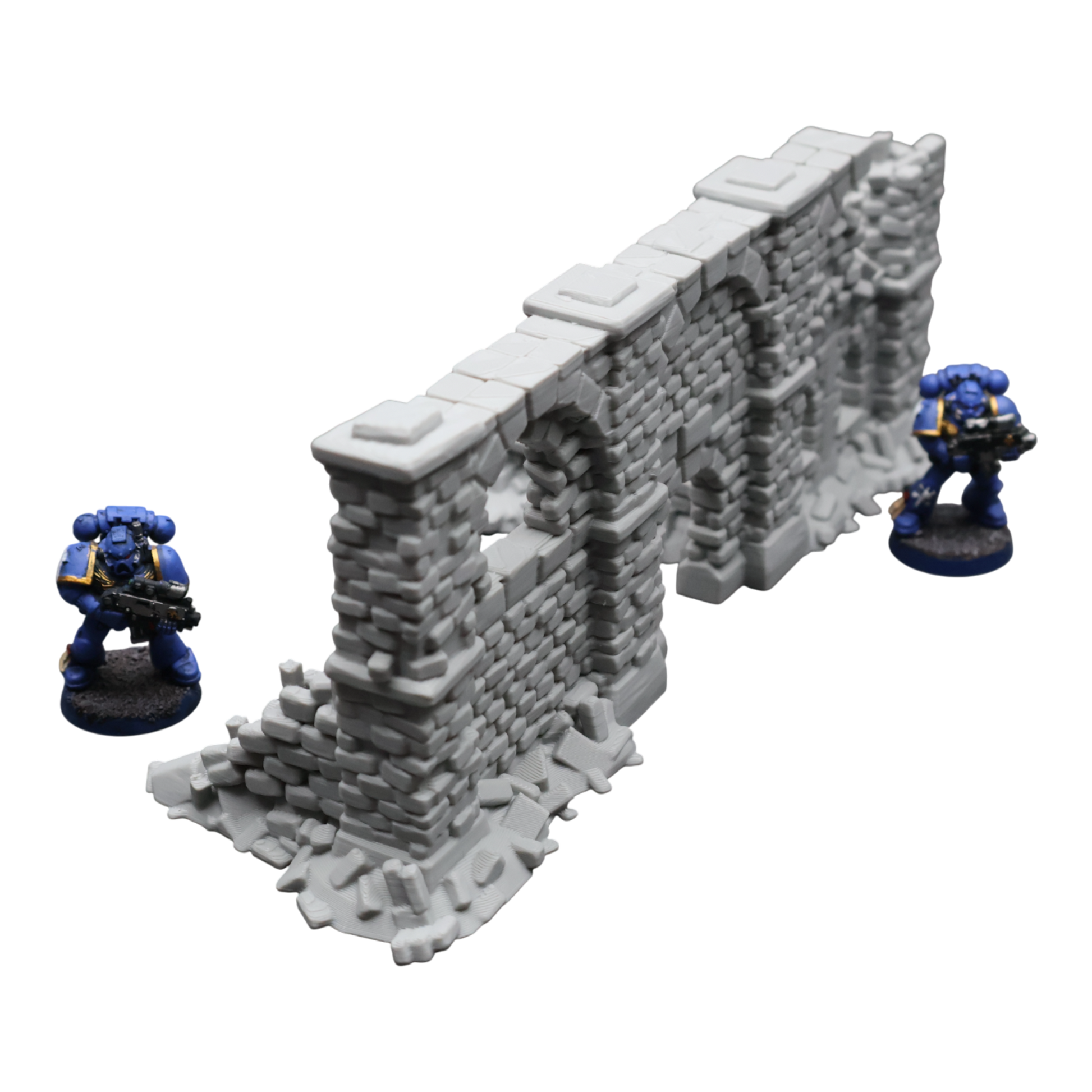 Crumbling Ruins #9 - 28mm Wargaming Scatter Terrain Scenery Tabletop Miniature - 3D Printed Terrain and Scenery - Geek Gaming Scenics - Jawar3d