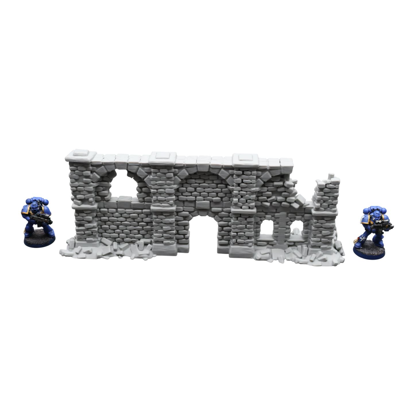 Crumbling Ruins #9 - 28mm Wargaming Scatter Terrain Scenery Tabletop Miniature - 3D Printed Terrain and Scenery - Geek Gaming Scenics - Jawar3d