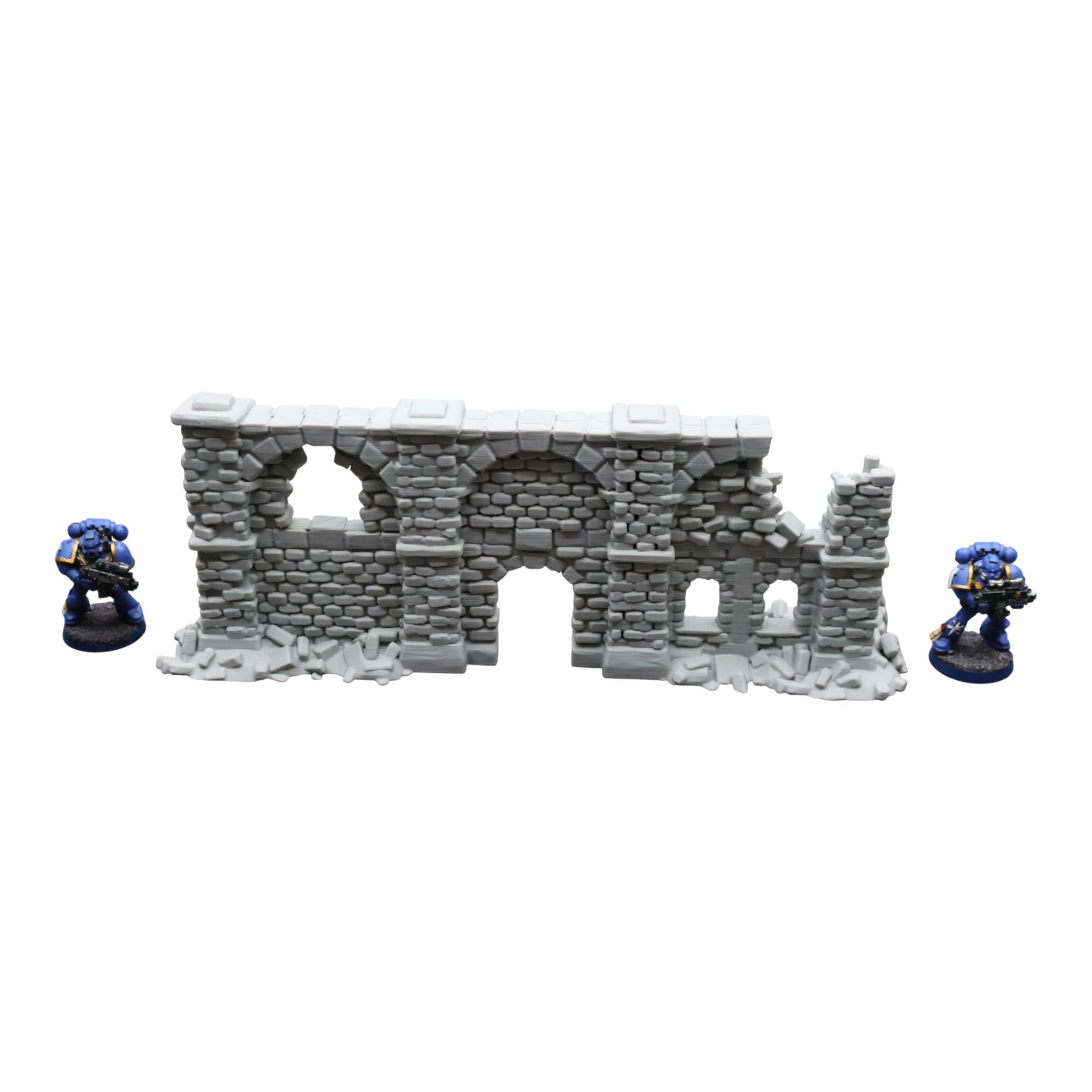 Crumbling Ruins #9 - 28mm Wargaming Scatter Terrain Scenery Tabletop Miniature - 3D Printed Terrain and Scenery - Geek Gaming Scenics - Jawar3d