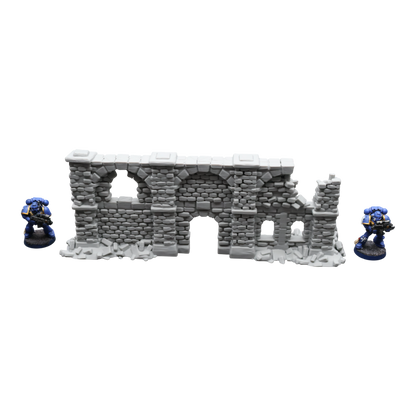 Crumbling Ruins #9 - 28mm Wargaming Scatter Terrain Scenery Tabletop Miniature - 3D Printed Terrain and Scenery - Geek Gaming Scenics - Jawar3d