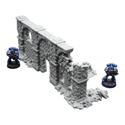 Crumbling Ruins #9 - 28mm Wargaming Scatter Terrain Scenery Tabletop Miniature - 3D Printed Terrain and Scenery - Geek Gaming Scenics - Jawar3d