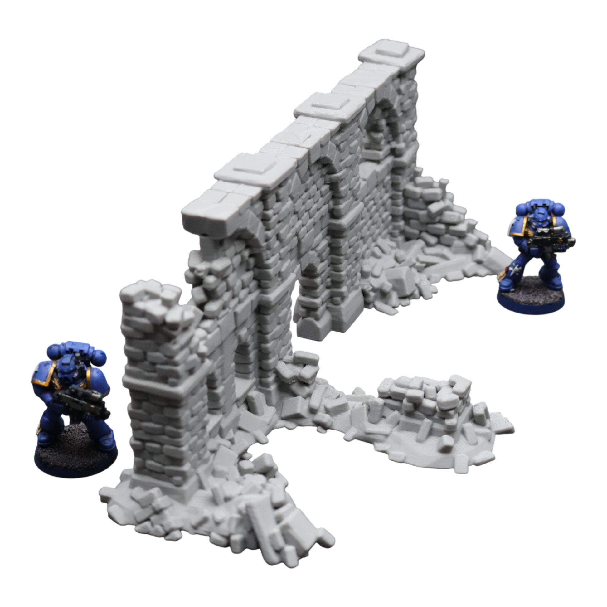 Crumbling Ruins #9 - 28mm Wargaming Scatter Terrain Scenery Tabletop Miniature - 3D Printed Terrain and Scenery - Geek Gaming Scenics - Jawar3d
