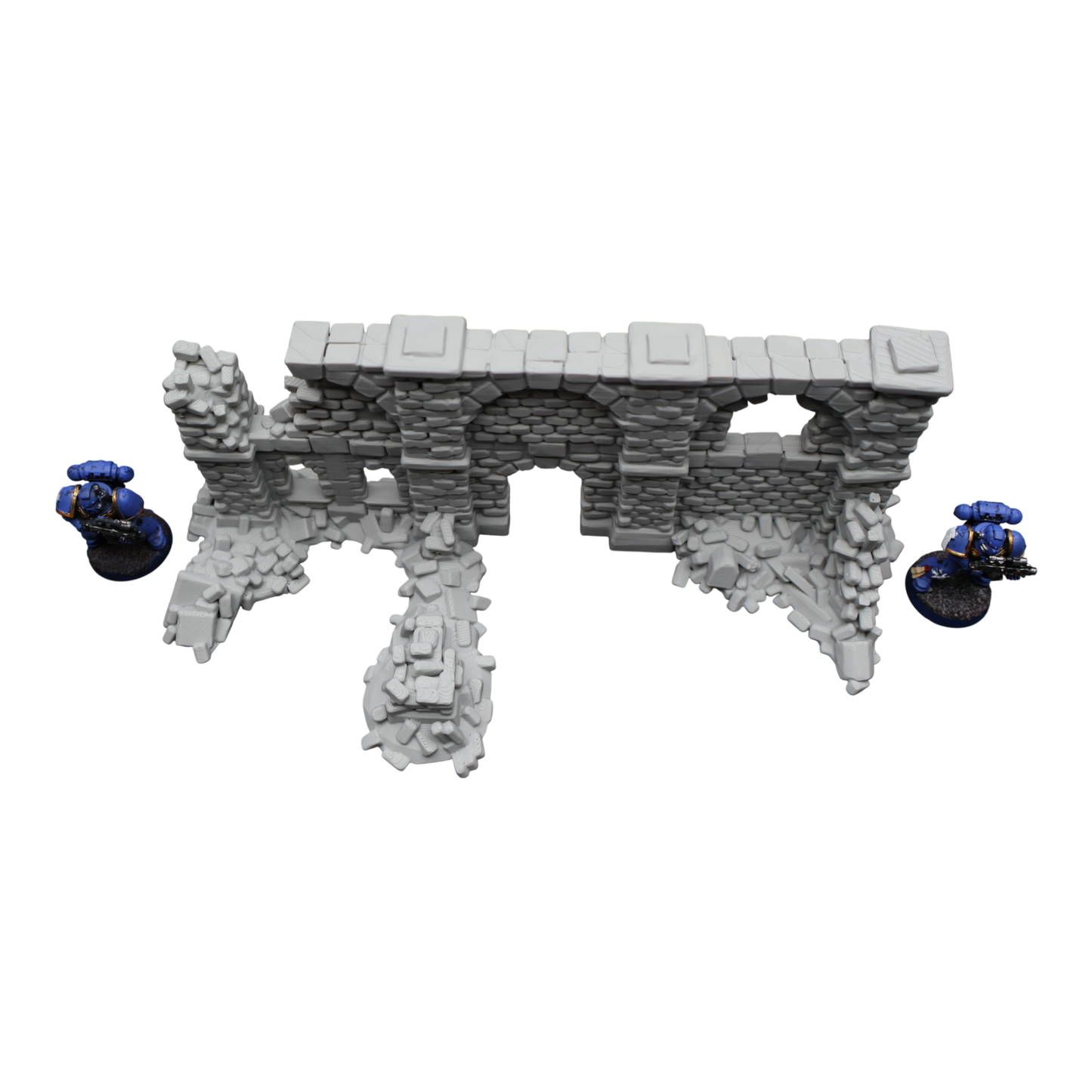 Crumbling Ruins #9 - 28mm Wargaming Scatter Terrain Scenery Tabletop Miniature - 3D Printed Terrain and Scenery - Geek Gaming Scenics - Jawar3d