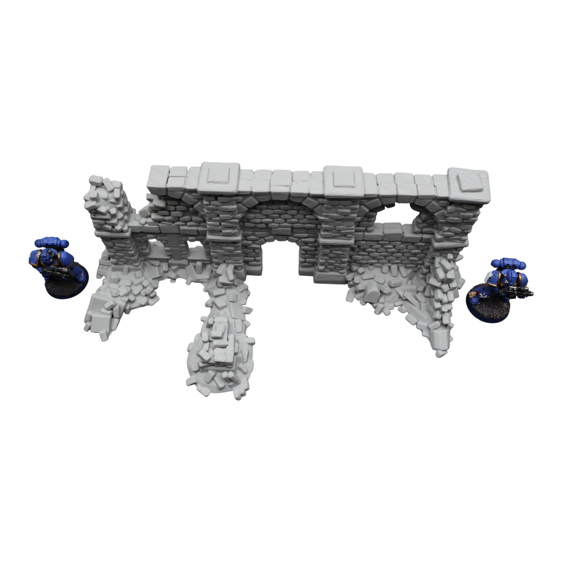 Crumbling Ruins #9 - 28mm Wargaming Scatter Terrain Scenery Tabletop Miniature - 3D Printed Terrain and Scenery - Geek Gaming Scenics - Jawar3d
