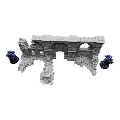 Crumbling Ruins #9 - 28mm Wargaming Scatter Terrain Scenery Tabletop Miniature - 3D Printed Terrain and Scenery - Geek Gaming Scenics - Jawar3d